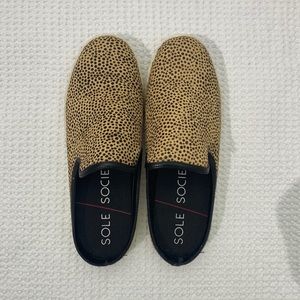 Sole Society Slip on Sneaker in Cheetah print